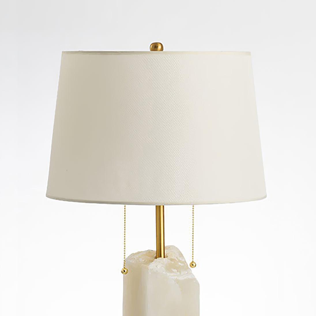 Candeeiro de mesa minimalista em alabastro Gaveth