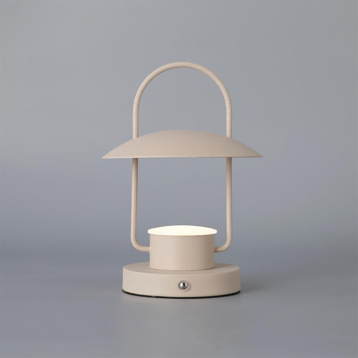 Solaran grå modern bordslampa