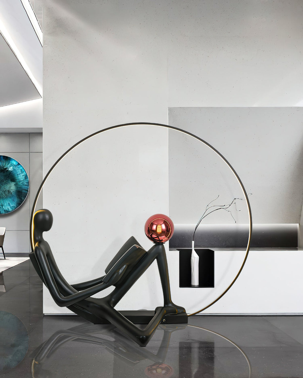 Flexia-gulvlampe