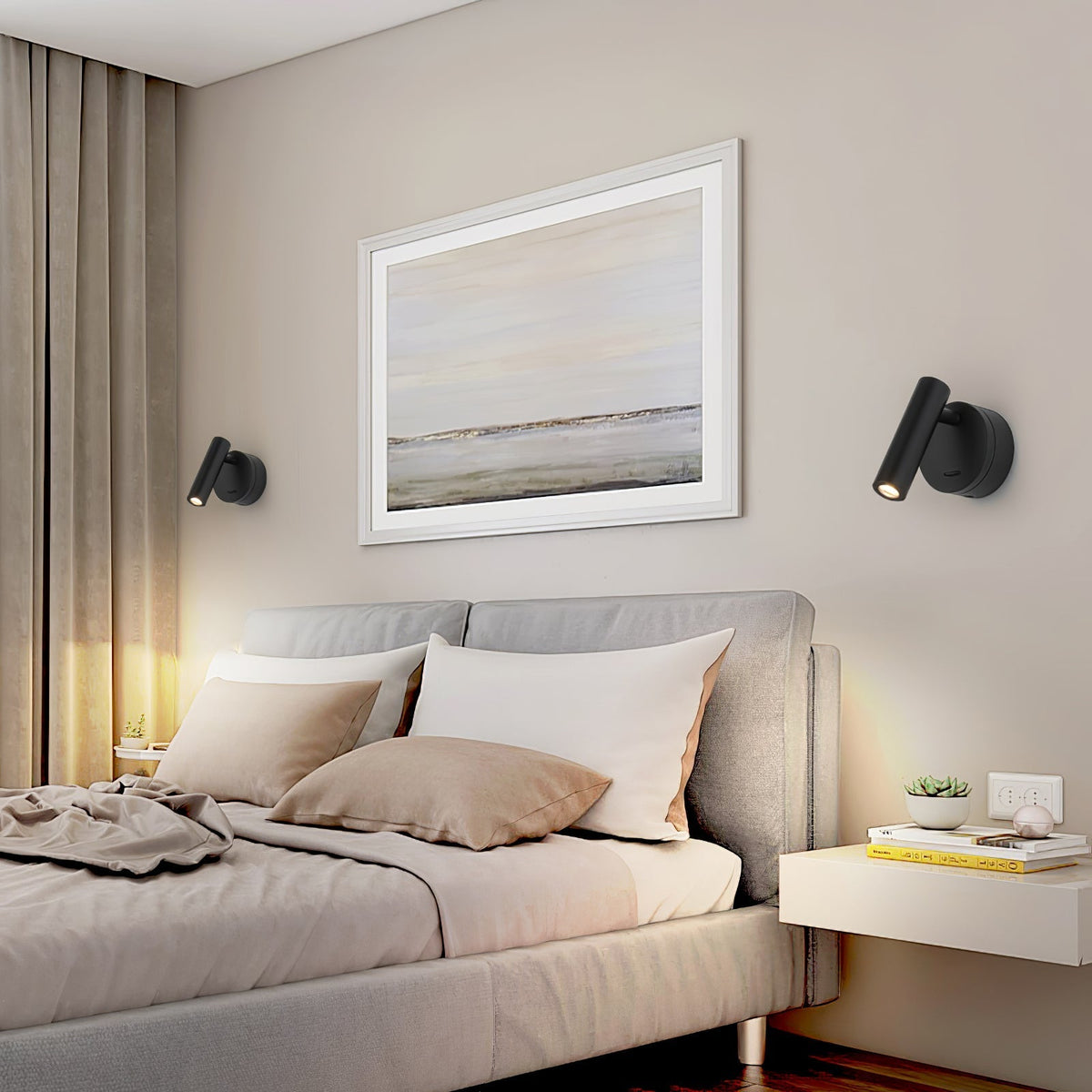 Candeeiro de parede Cox Art Premium de leitura LED para quarto