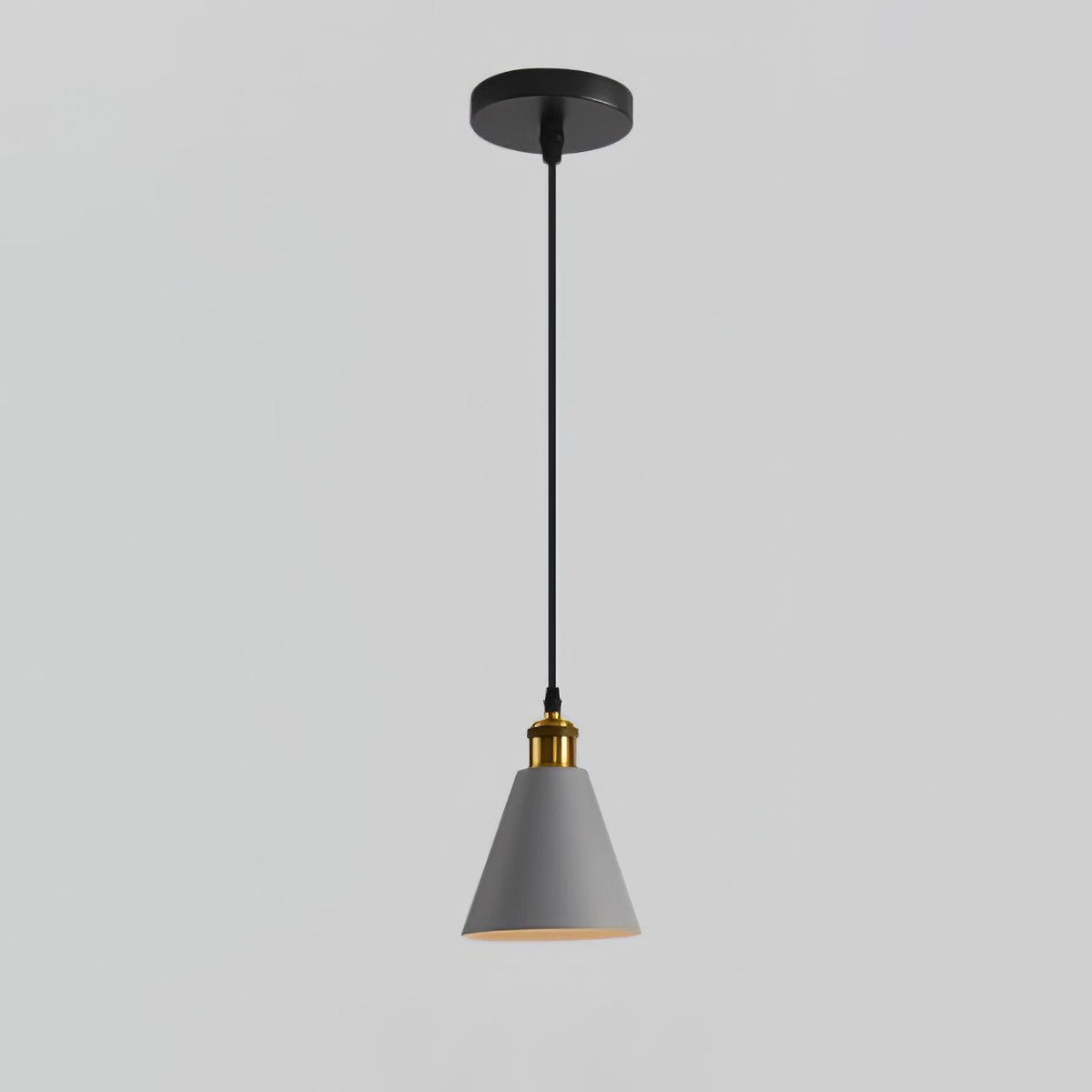 Trio industriel pendellampe i harpiks