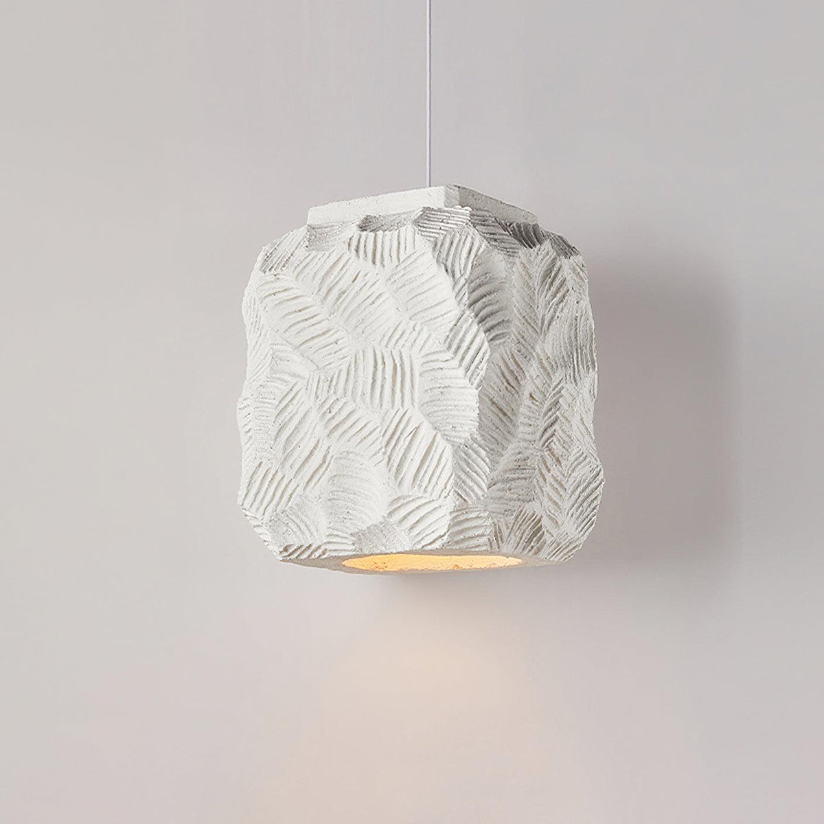Olsilel kreativ geometrisk pendel i resin