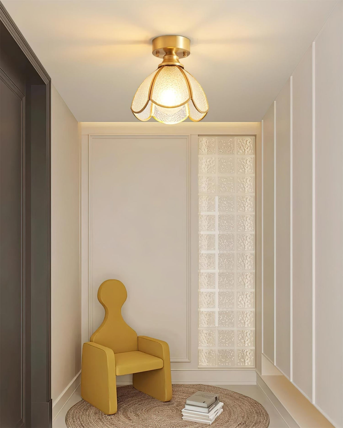 Nexo-Tiffany-tyylinen lasimaalauskattovalaisin