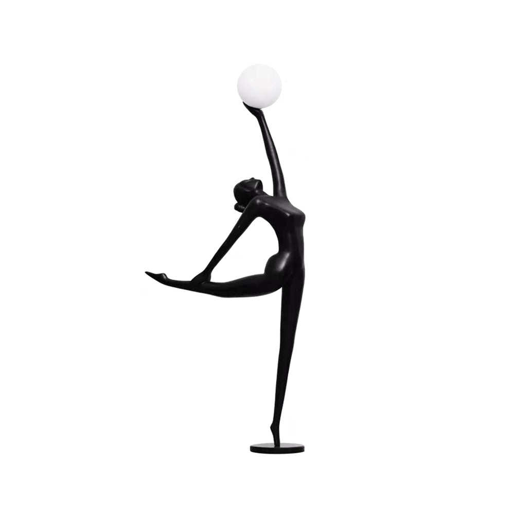 Lyrielle ballerina-gulvlampe i sort