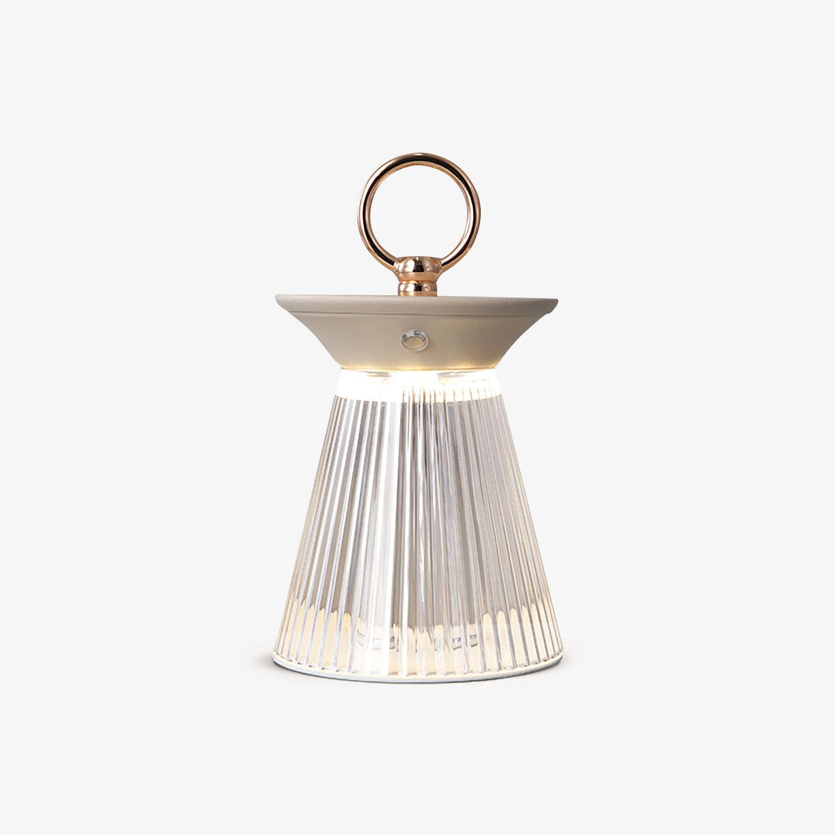 Auran moderne uigennemsigtig bordlampe