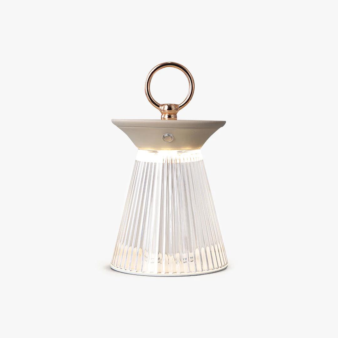 Auran moderne uigennemsigtig bordlampe