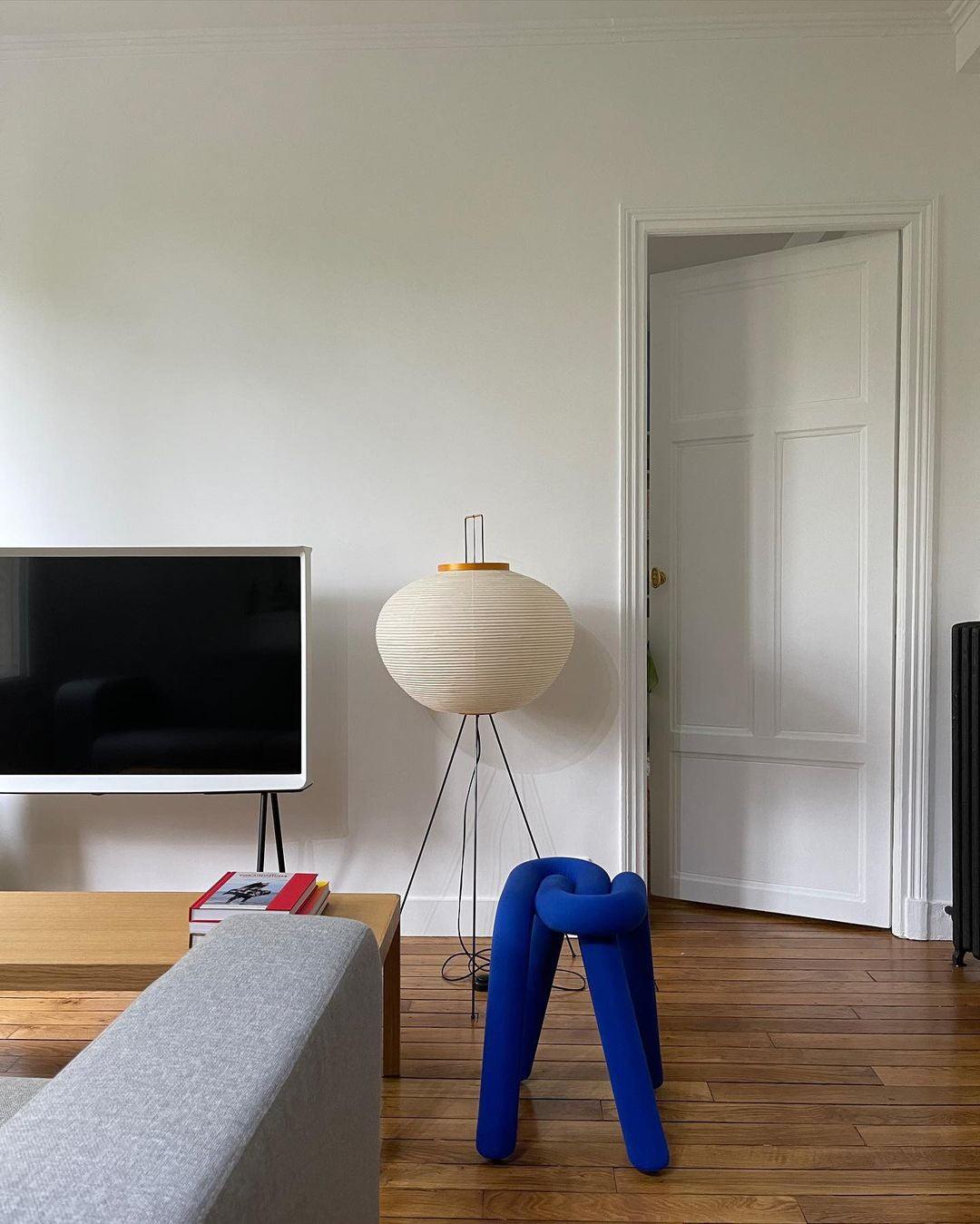 Krelix skandinavisk gulvlampe i papir