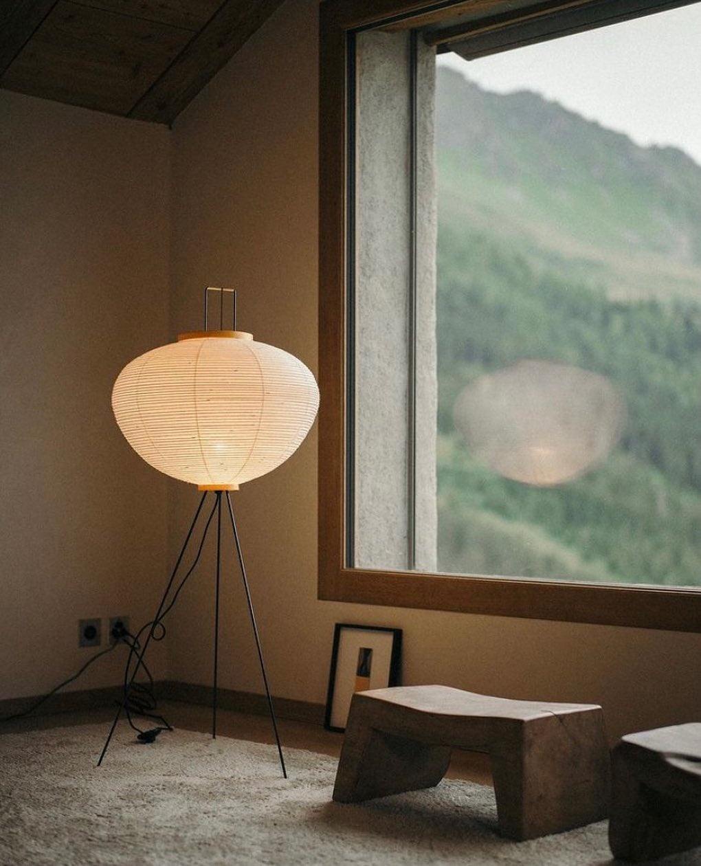 Krelix skandinavisk gulvlampe i papir