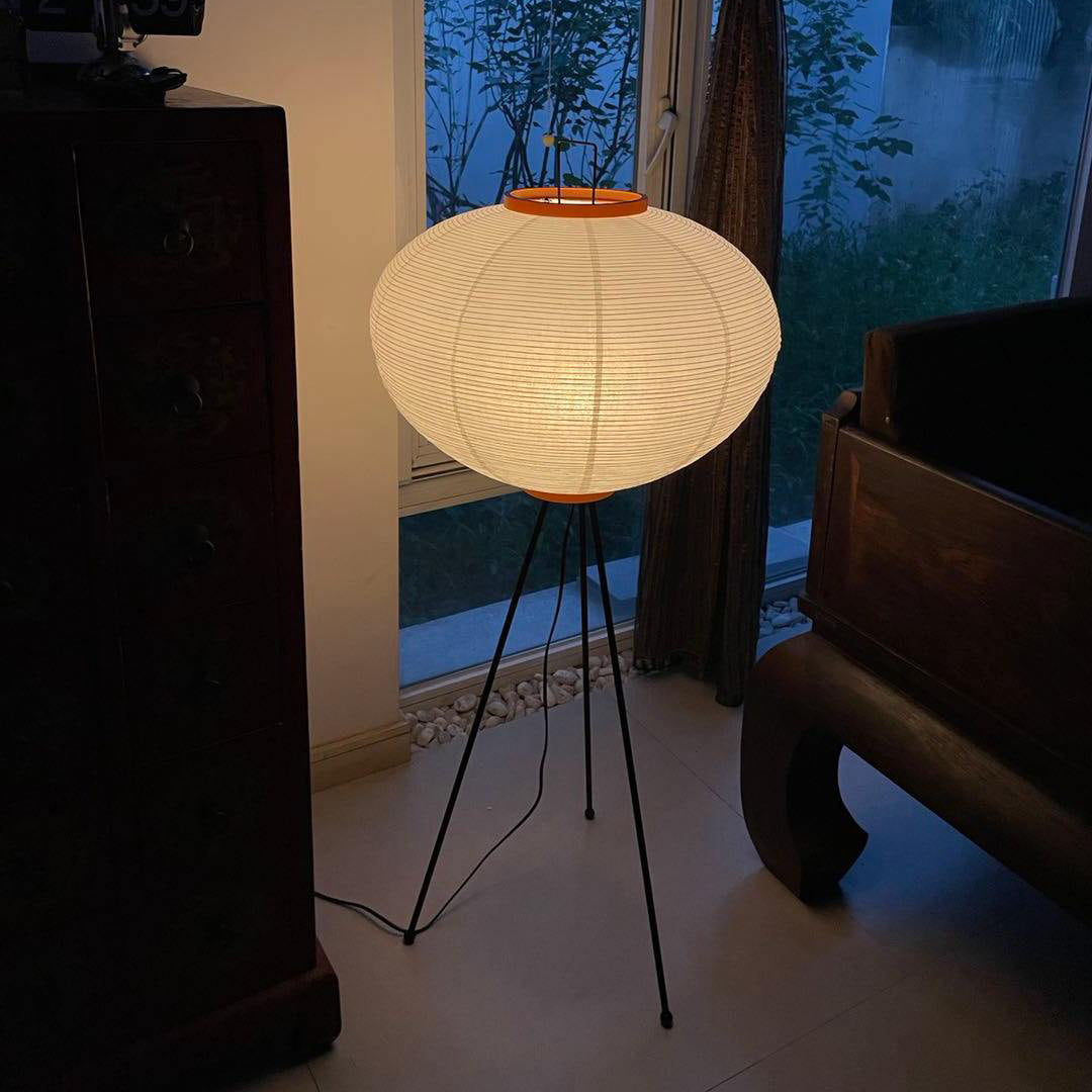 Krelix skandinavisk gulvlampe i papir