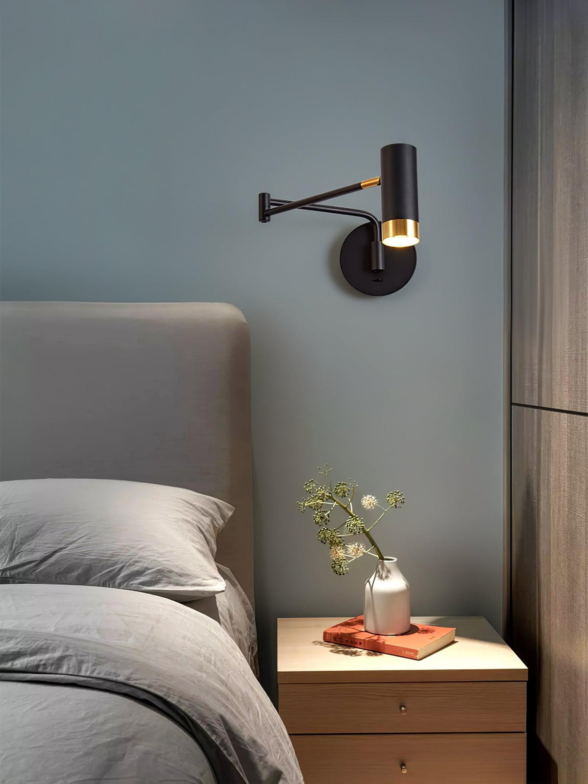 Candeeiro de parede Norarina Premium Elegance com braço
