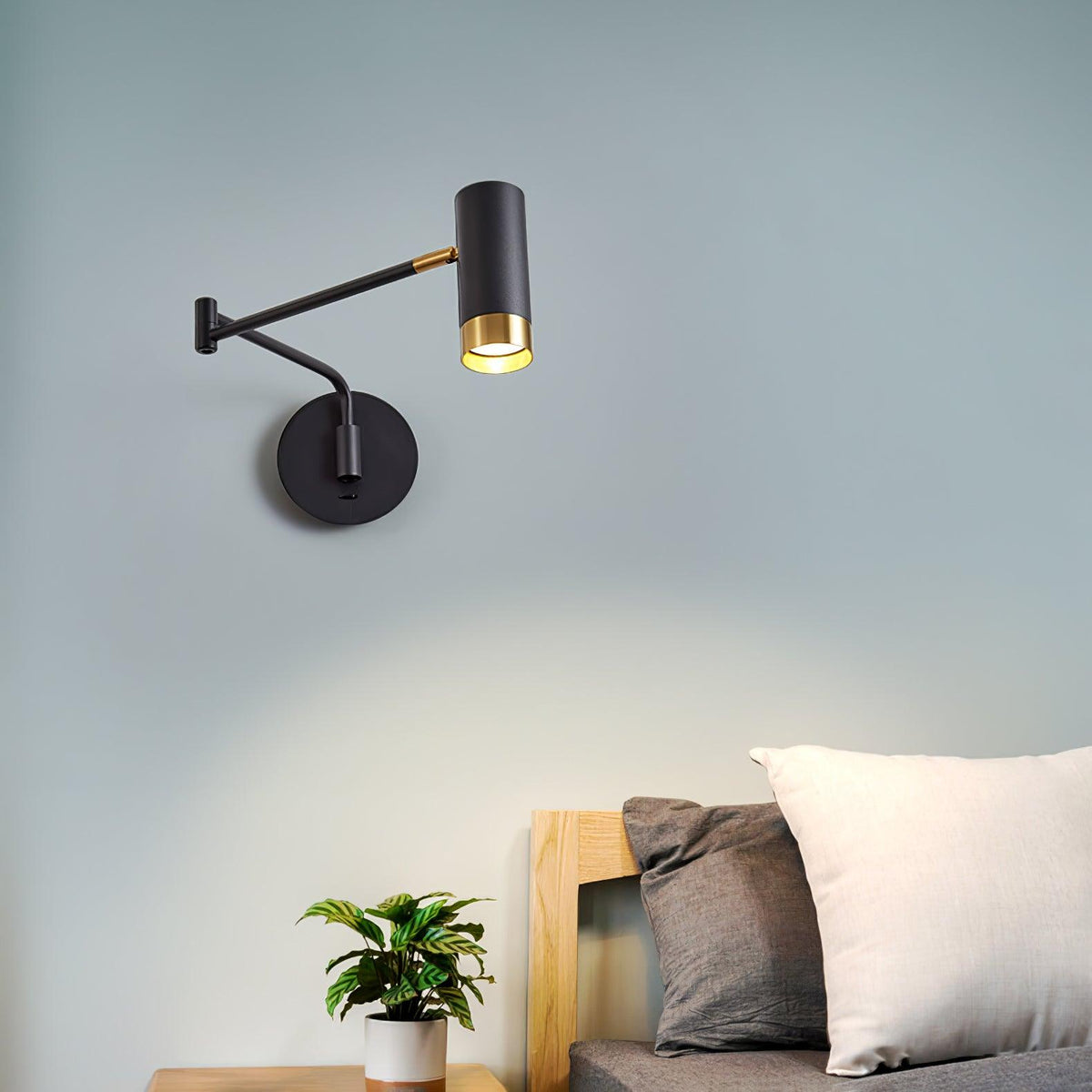 Candeeiro de parede Norarina Premium Elegance com braço