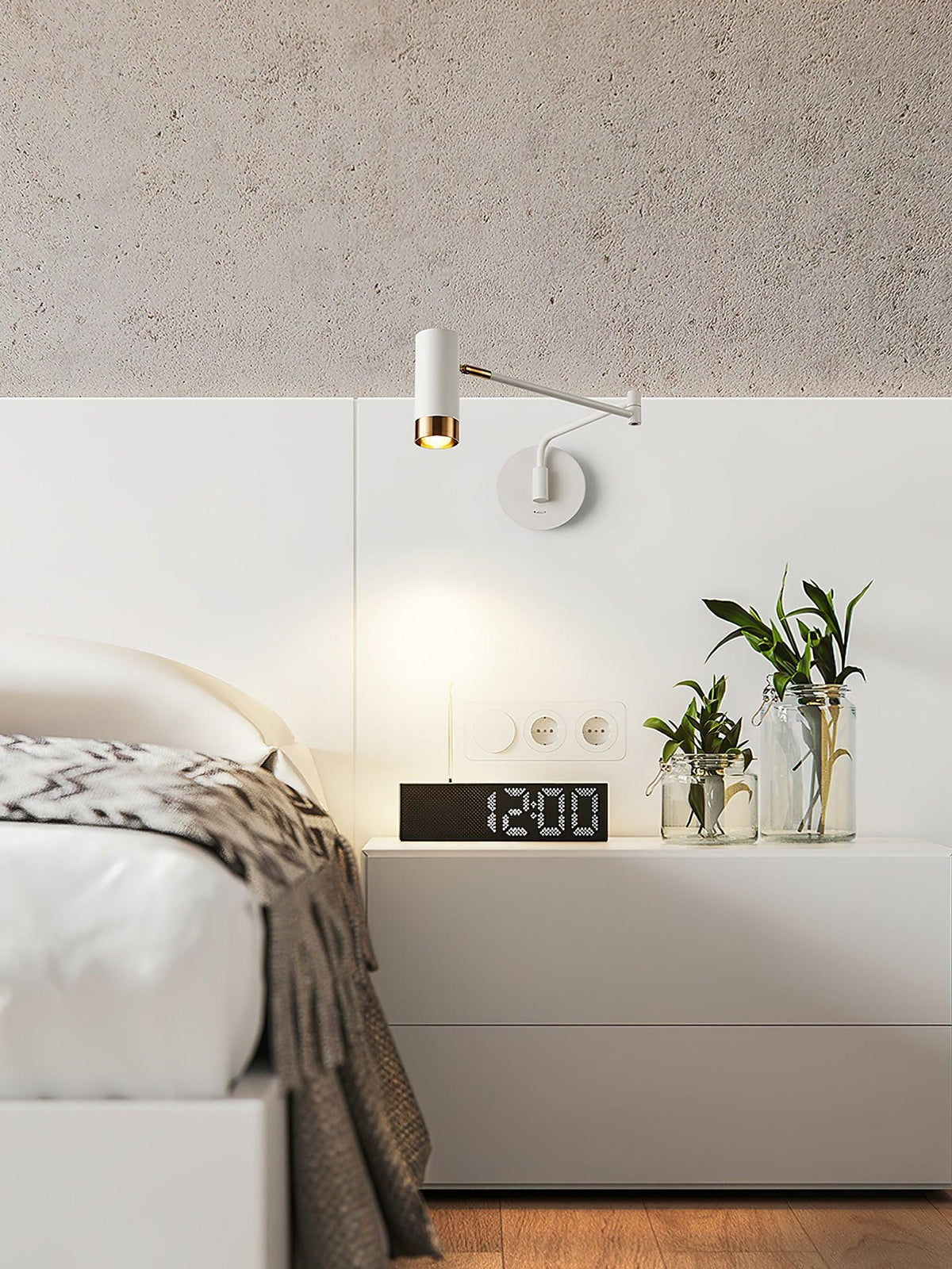 Candeeiro de parede Norarina Premium Elegance com braço