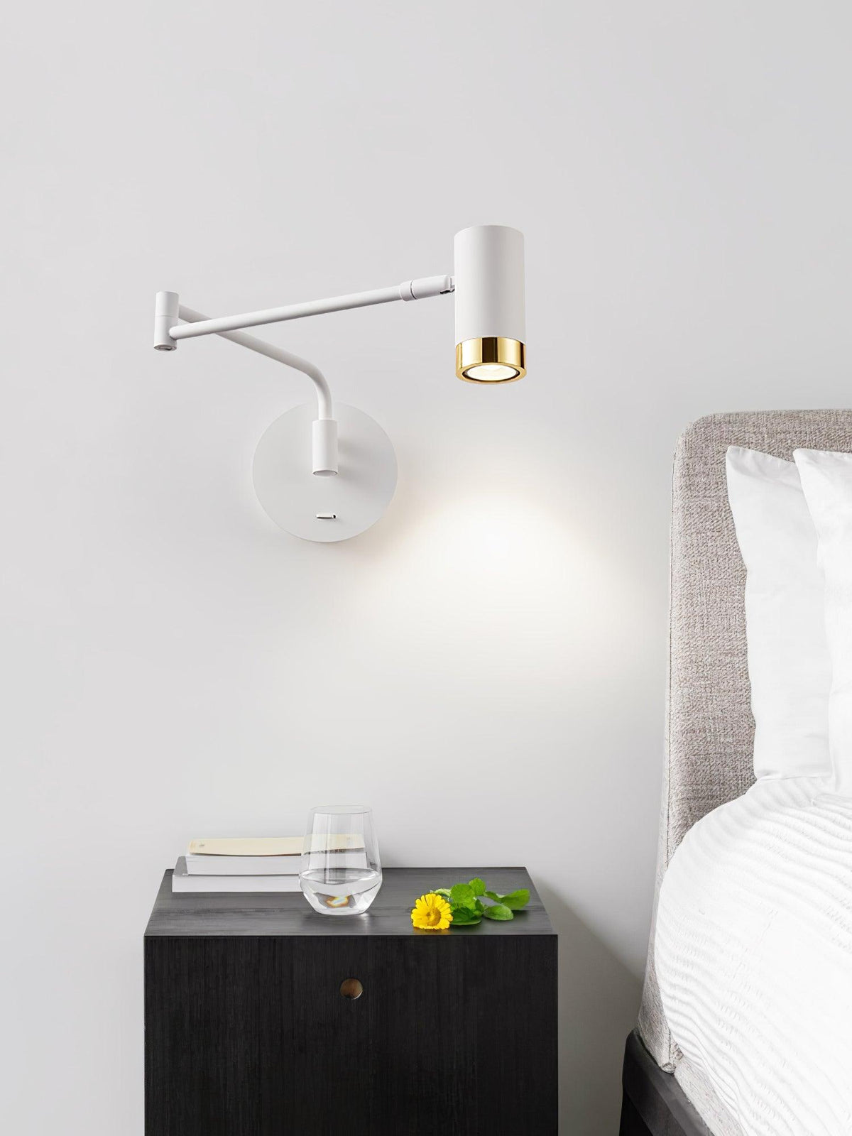 Candeeiro de parede Norarina Premium Elegance com braço