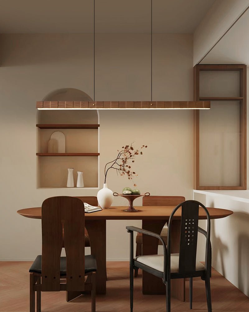 Candeeiro pendente linear Rillwood Beam