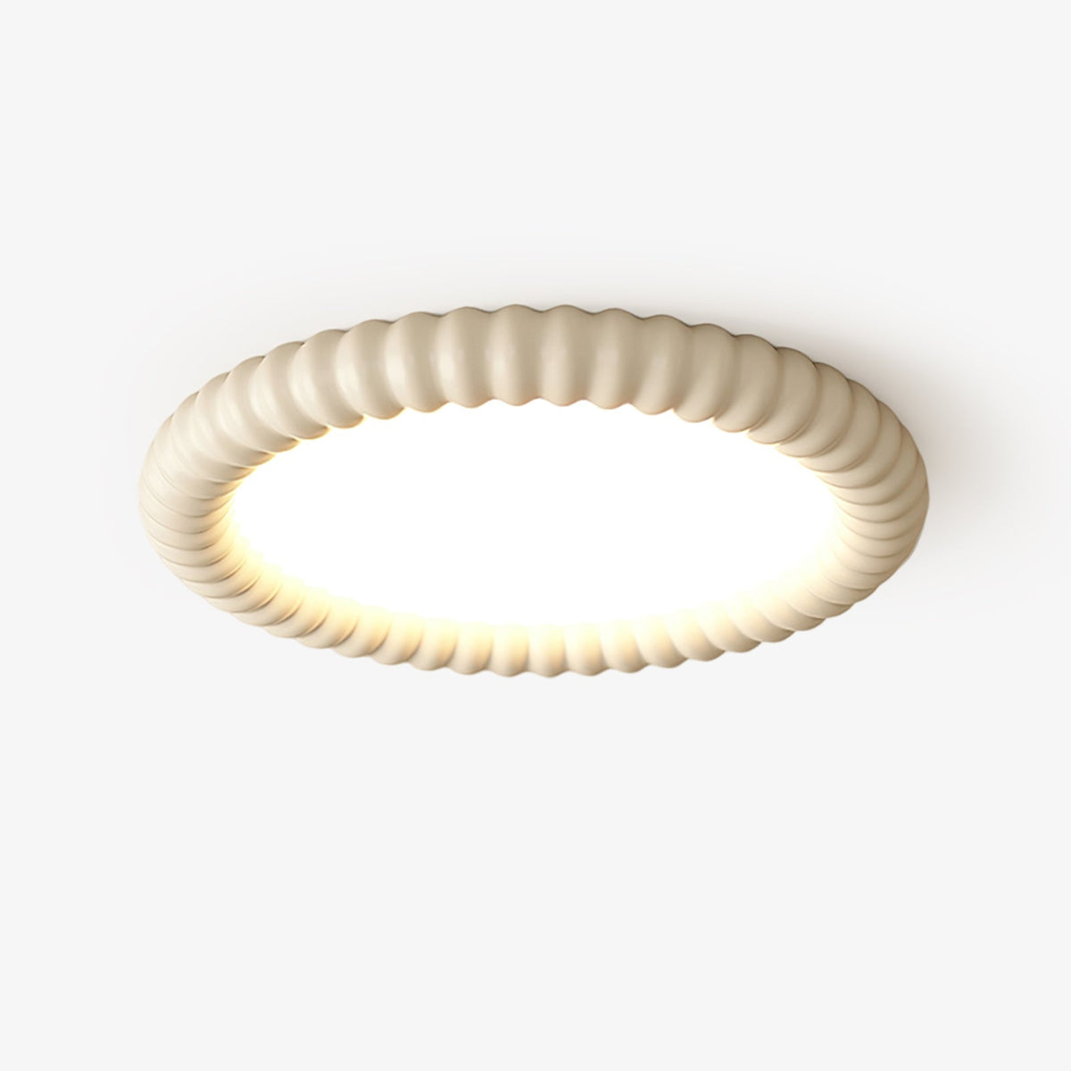 Candeeiro de teto Ulire com design nórdico artístico e resina ondulada