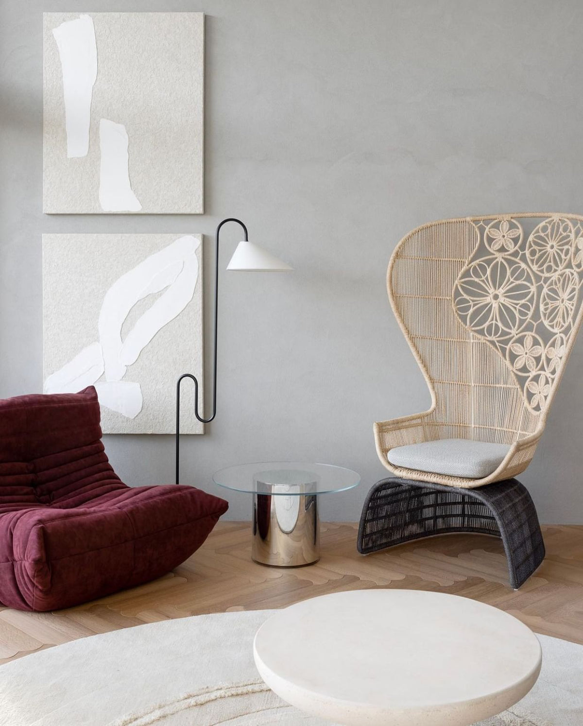 Rosilia golvlampa