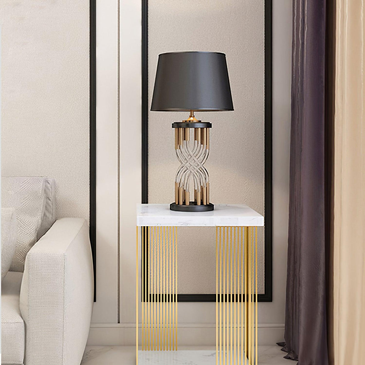 Candeeiro de mesa moderno Rylee