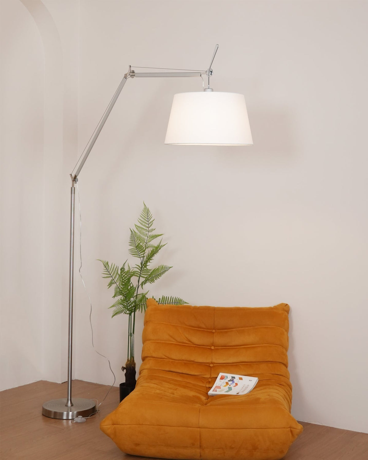 Ciroce teollisuustyylinen kangaslattiavalaisin