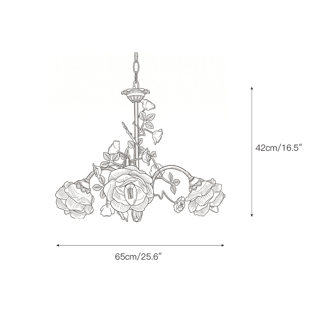 Candelabro floral Viraoira