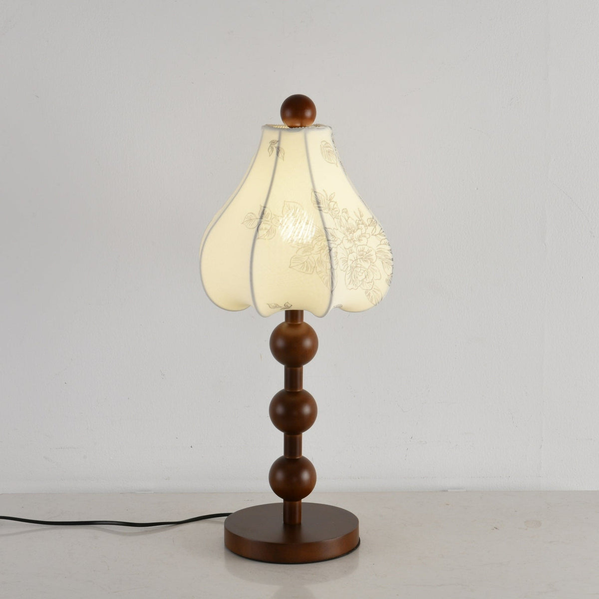 Mirerelle-tyylinen vintage-kankainen pöytävalaisin