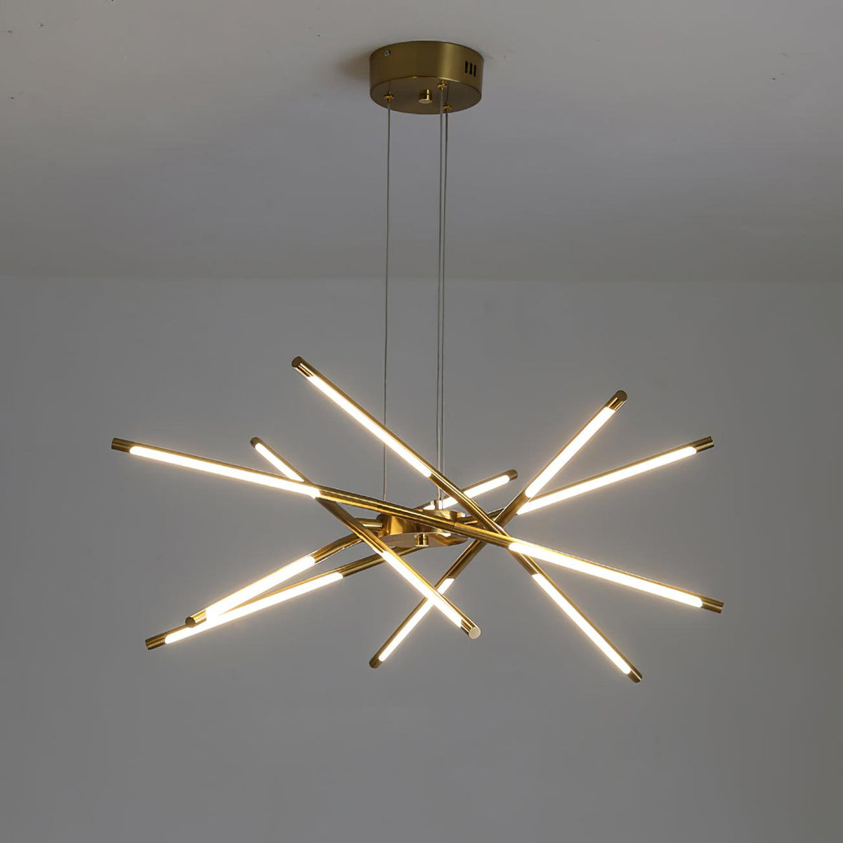 Lumueon roterbar modern LED-ljuskrona