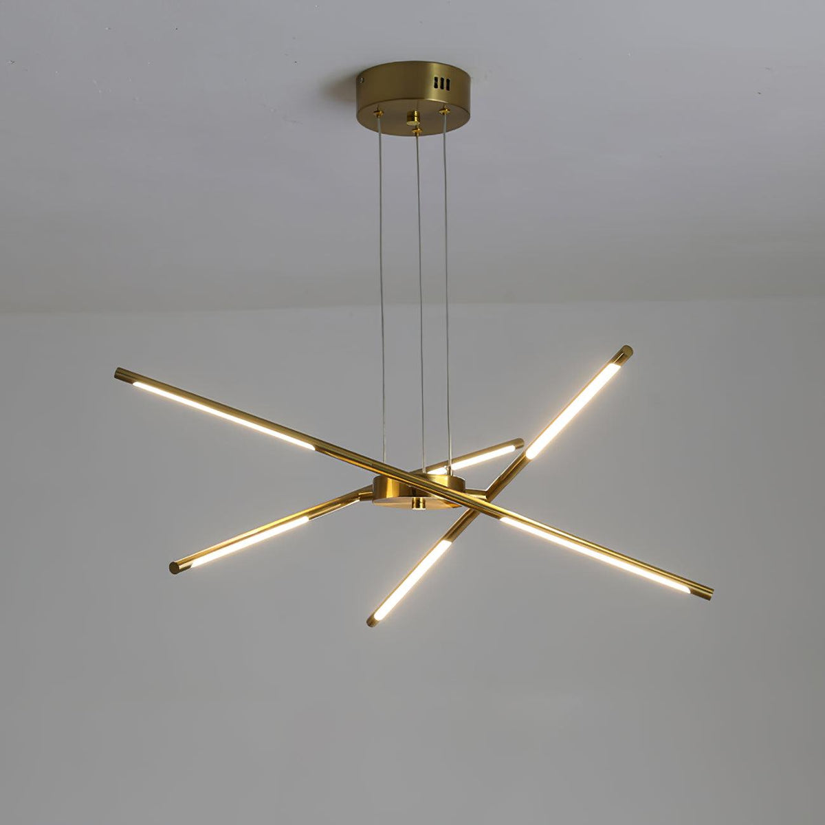 Lumueon roterbar modern LED-ljuskrona