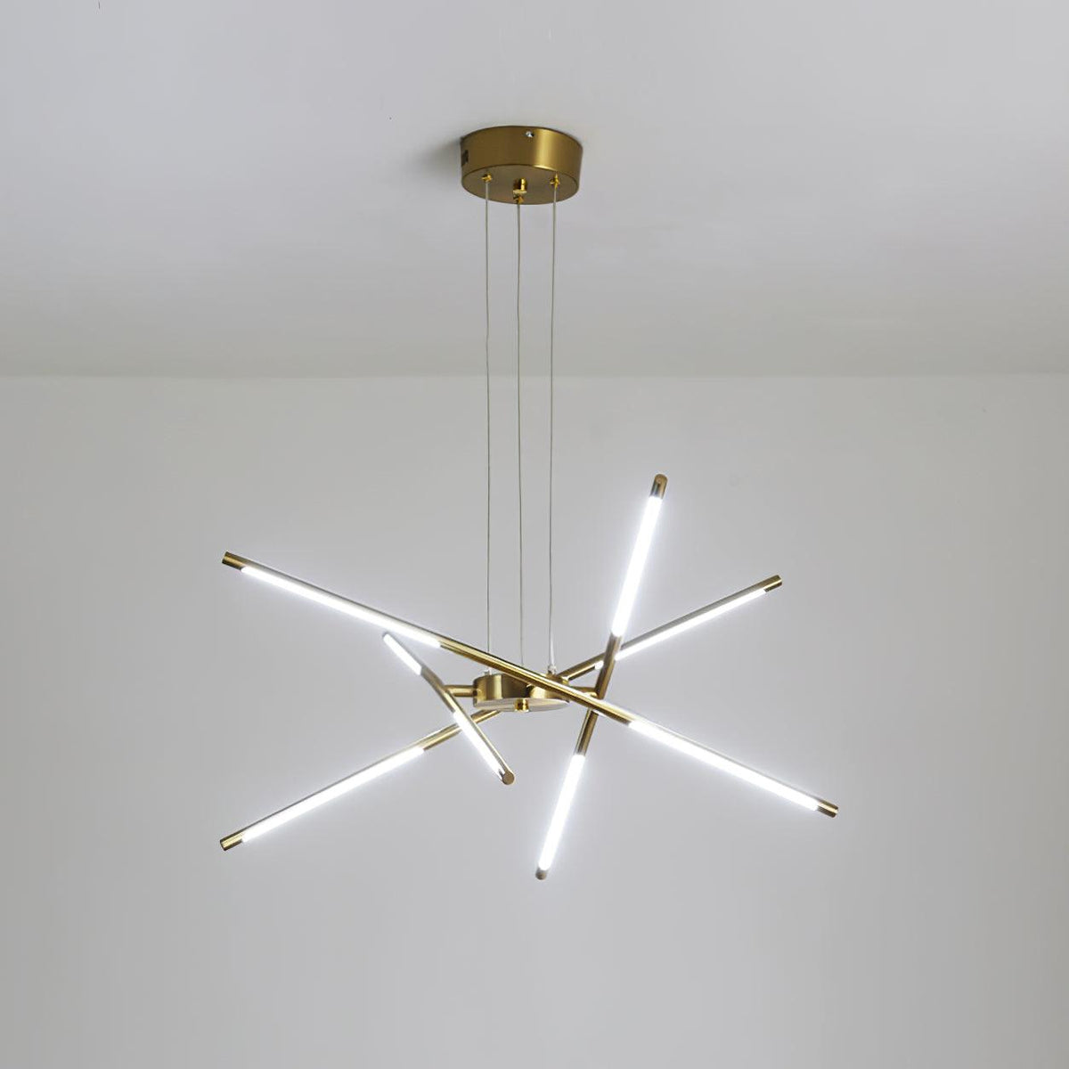 Lumueon roterbar modern LED-ljuskrona