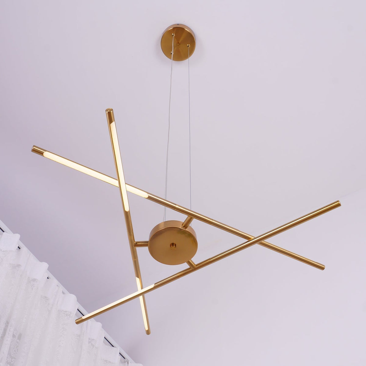 Lumueon roterbar modern LED-ljuskrona