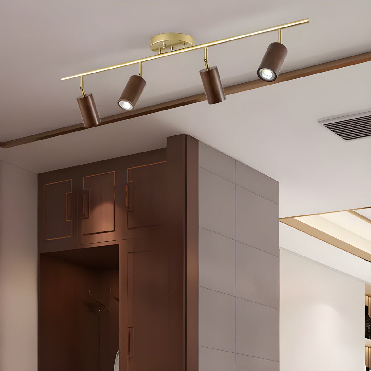 Usolila moderni minimalistinen puinen kattovalaisin