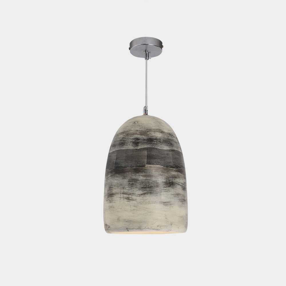 Arisha pendellampa i stenstil, art déco, 3 färger