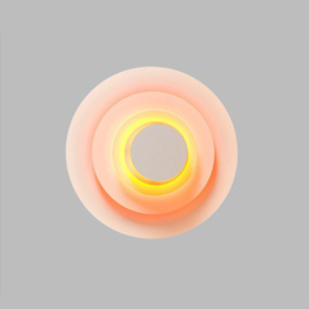 Candeeiro de parede Aria circular 3 em 1, LED colorido