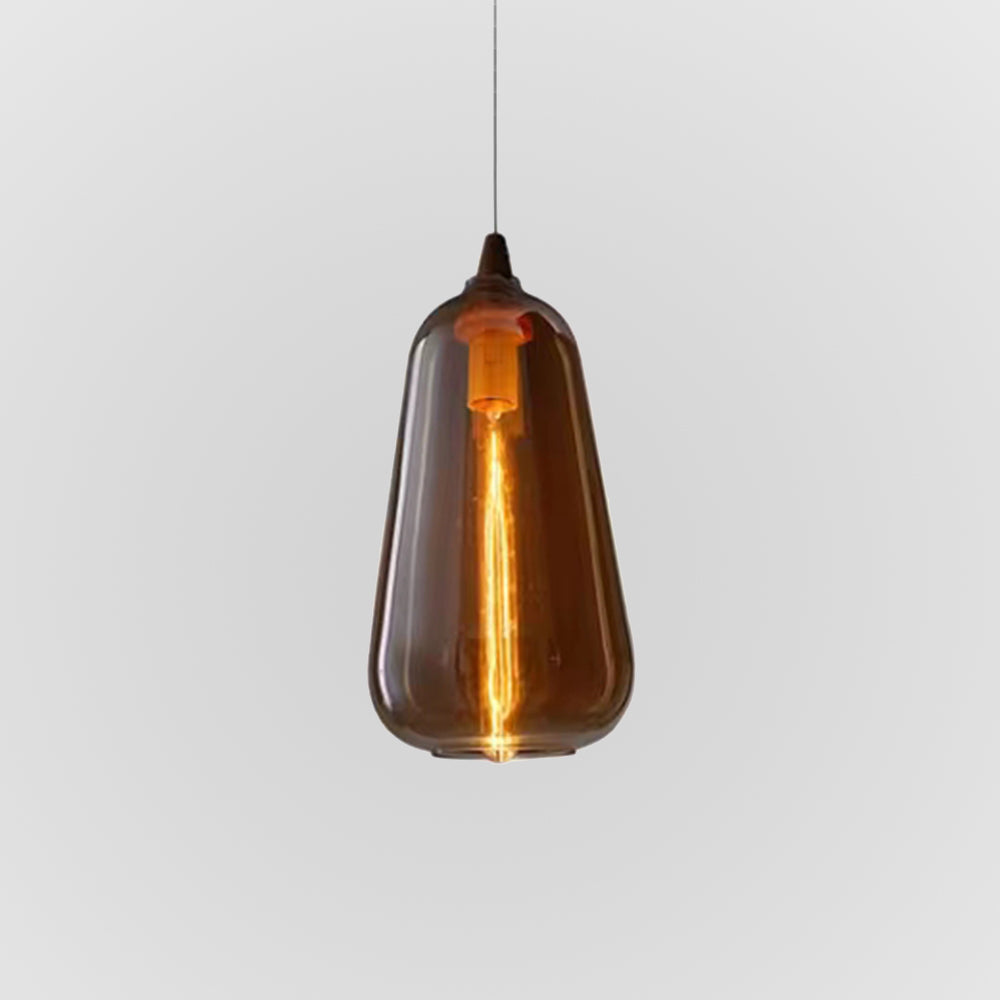 Sorvex Pendant Light Amber Glass