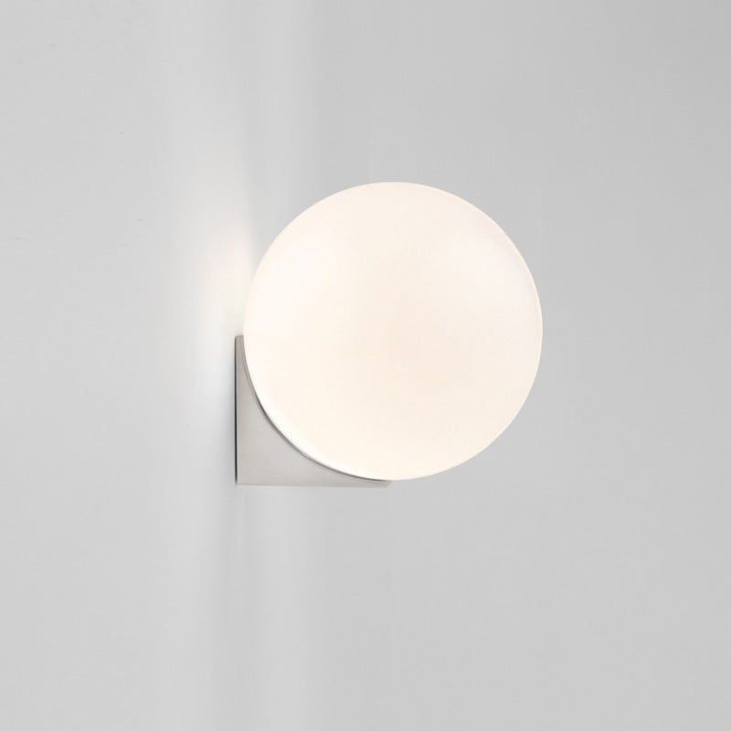 Valentina Indoor Wall Lamp Glass Brass&White Living Room Bedroom