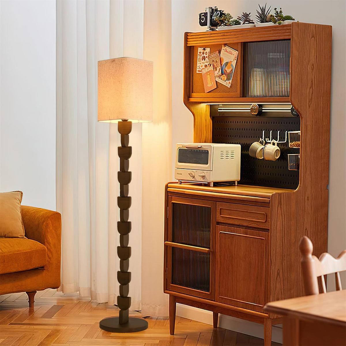 Rinoreria Wood Floor Lamp