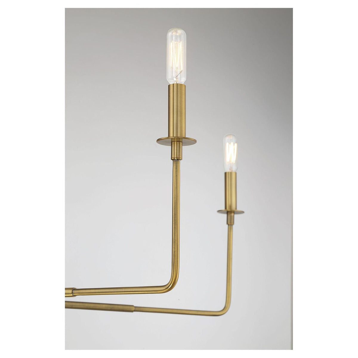 Candelabro minimalista moderno de estilo industrial em metal Blikuvyi