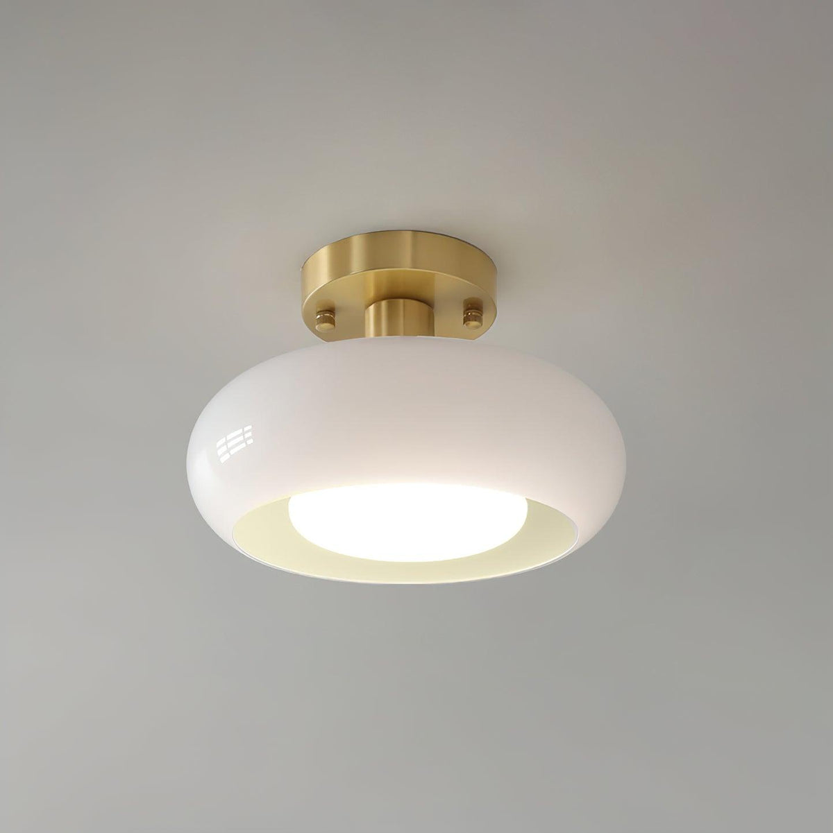 Liorelella-loftslampe i glas