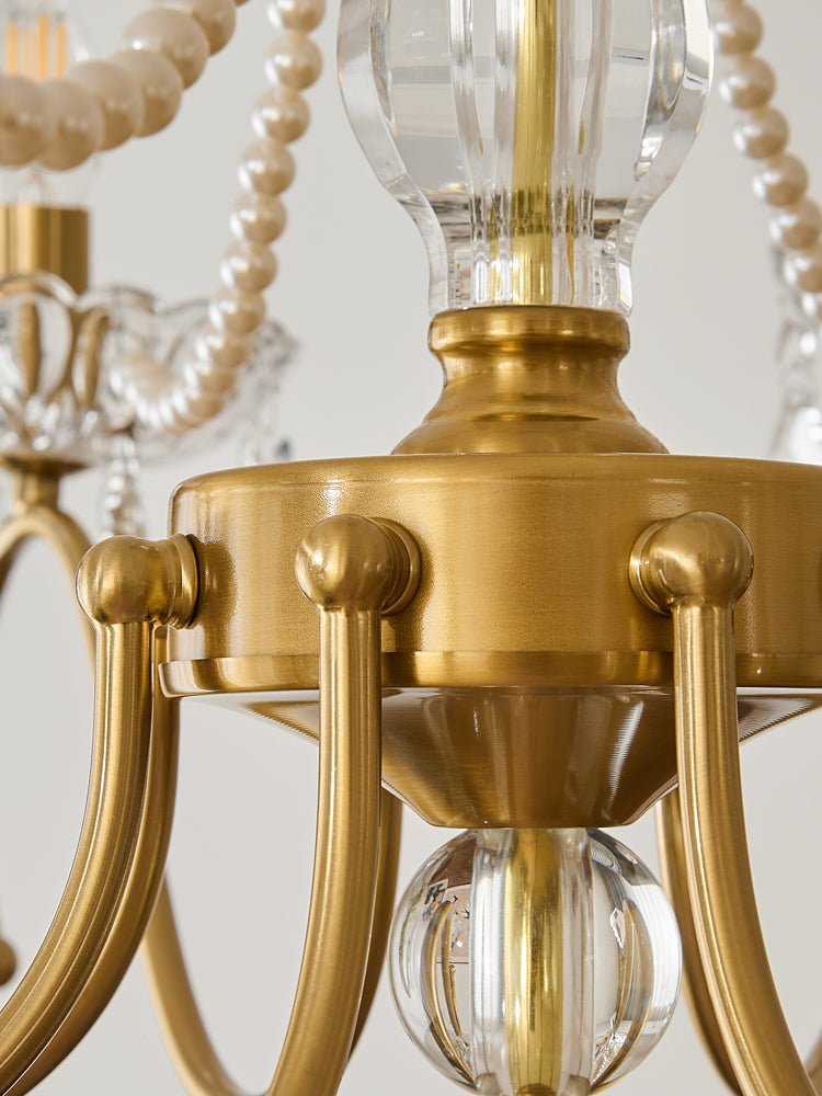 Candelabro Vavenus pós-moderno de luxo em cristal artístico