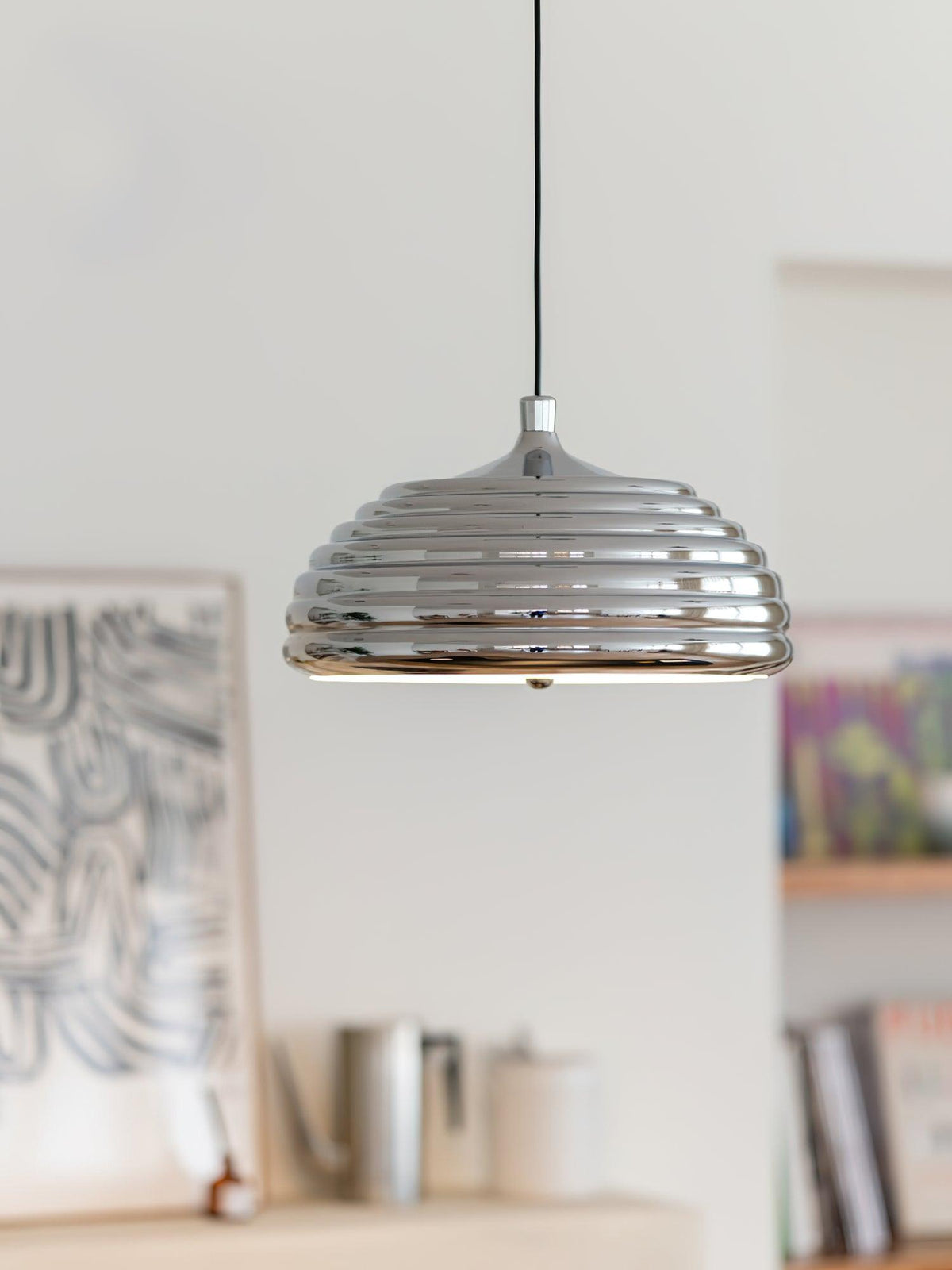 Candeeiro suspenso industrial moderno Ripple