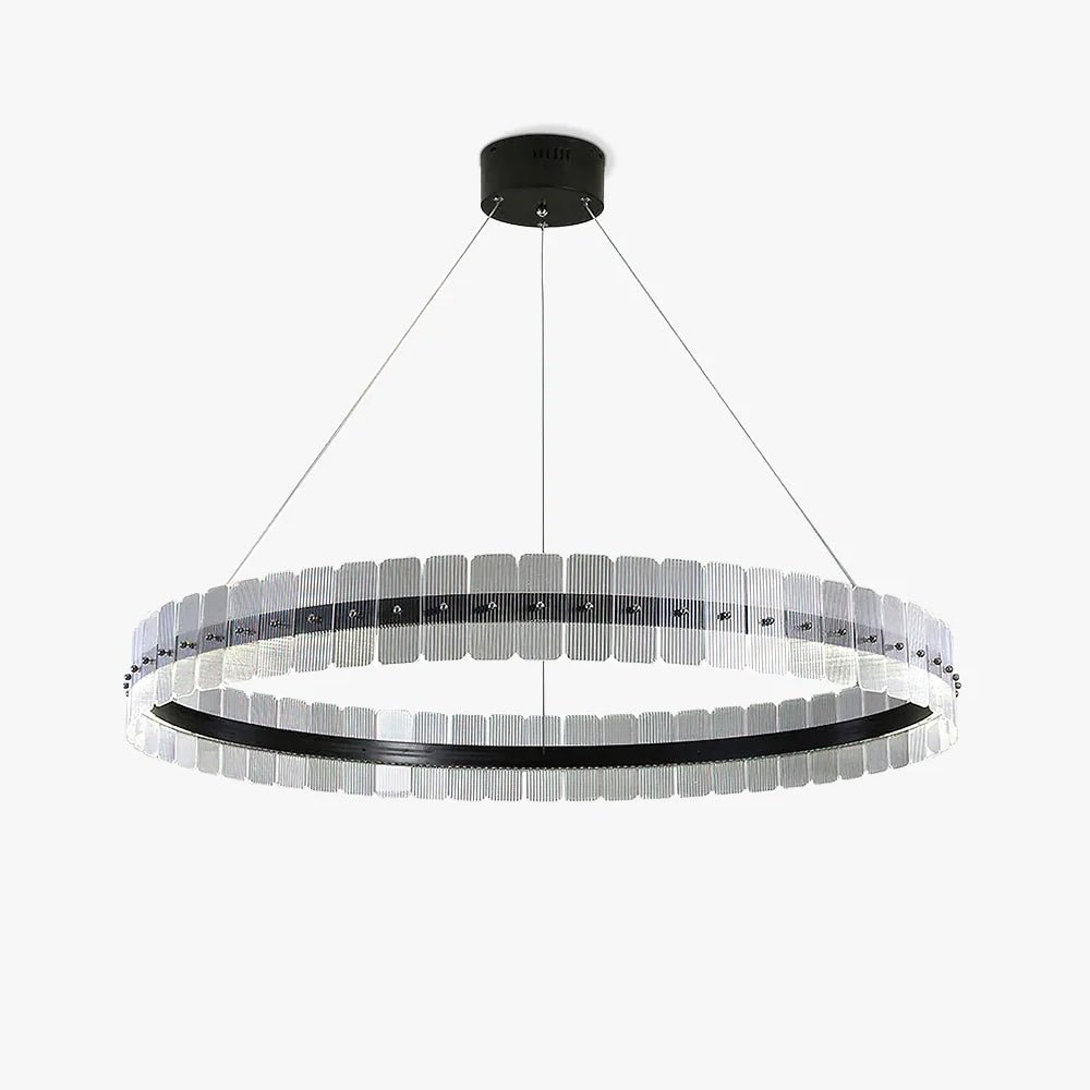 Kynell Saturno LED -kattokruunu akryylipaloilla