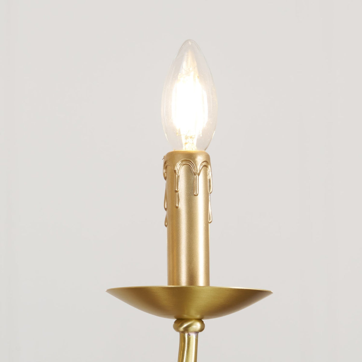 Candeeiros de teto Alfred em estilo quinta, com velas