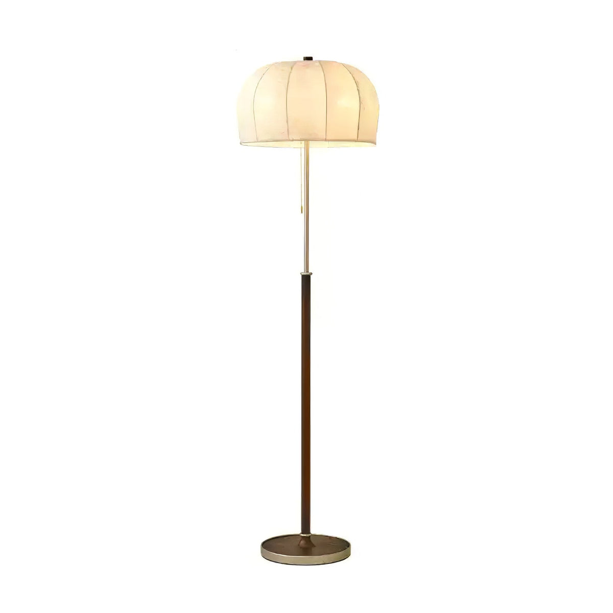 Cularo gulvlampe i stof og træ