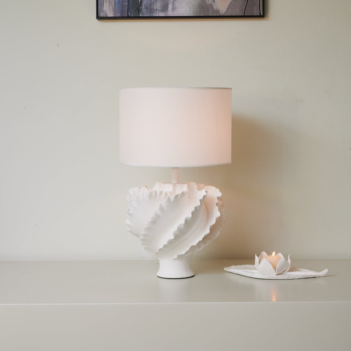 Keith modern bordslampa i keramik