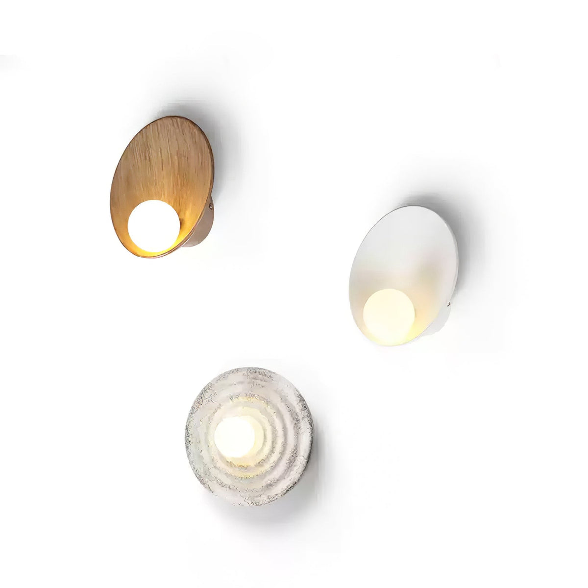 Ersila moderne minimalistisk væglampe i resin