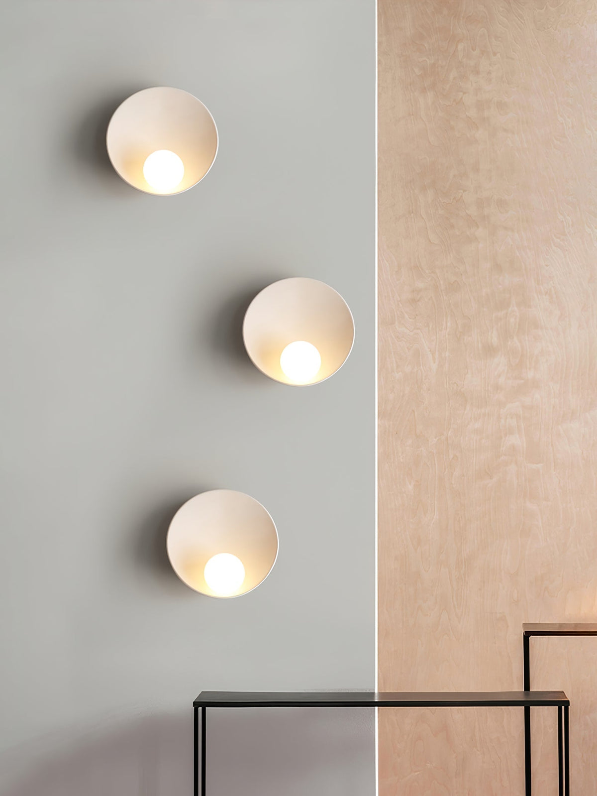 Ersila moderne minimalistisk væglampe i resin