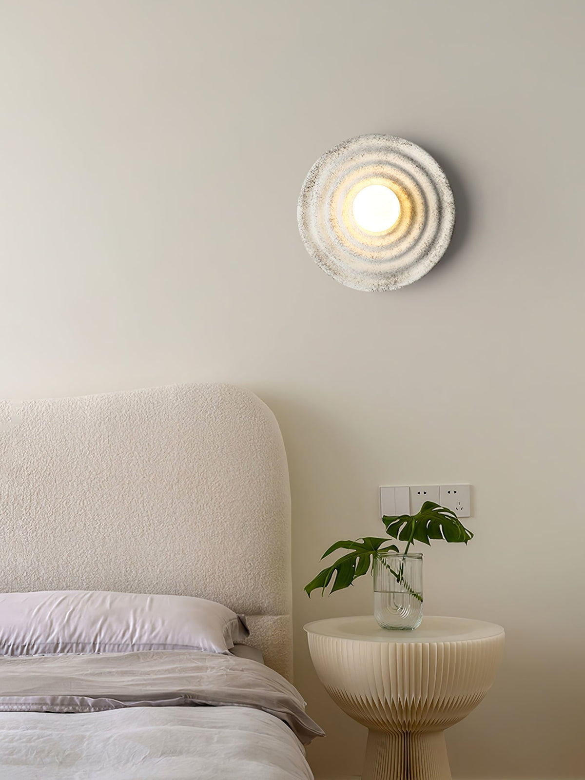 Ersila moderne minimalistisk væglampe i resin
