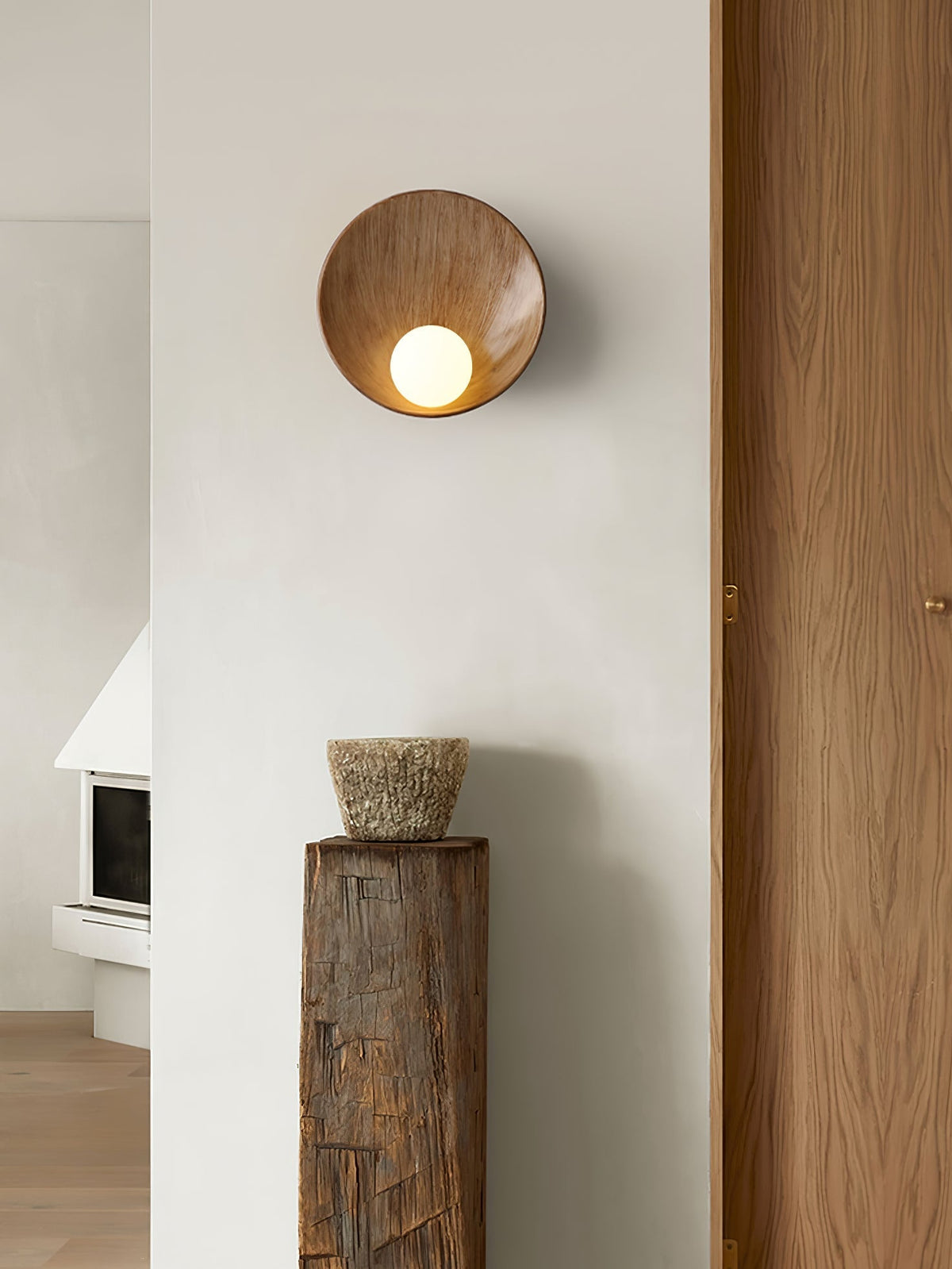 Ersila moderne minimalistisk væglampe i resin