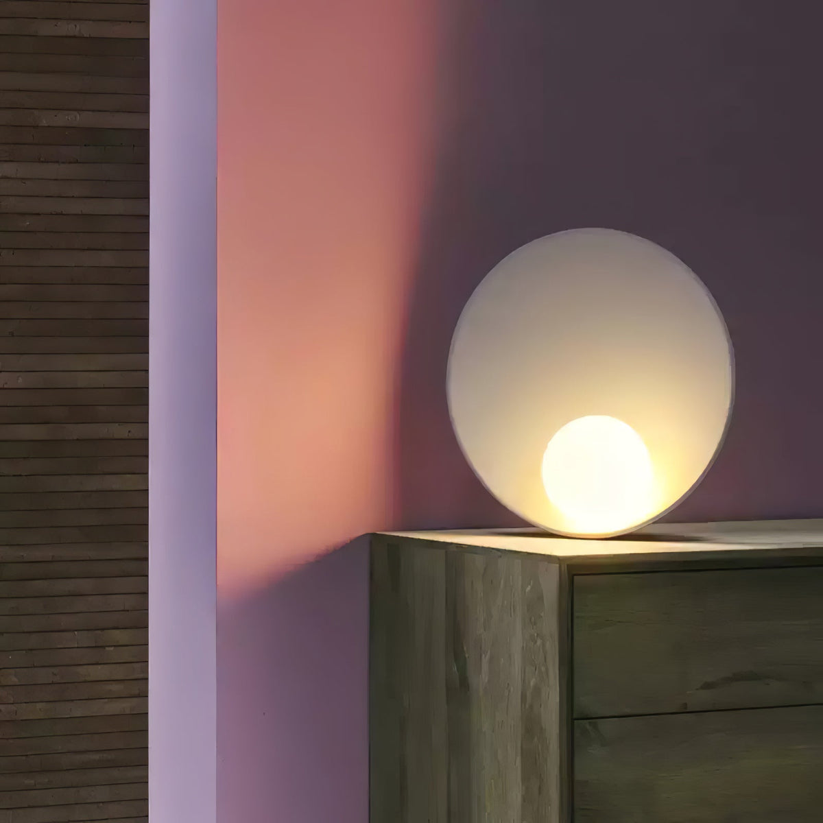 Ersila moderne minimalistisk væglampe i resin