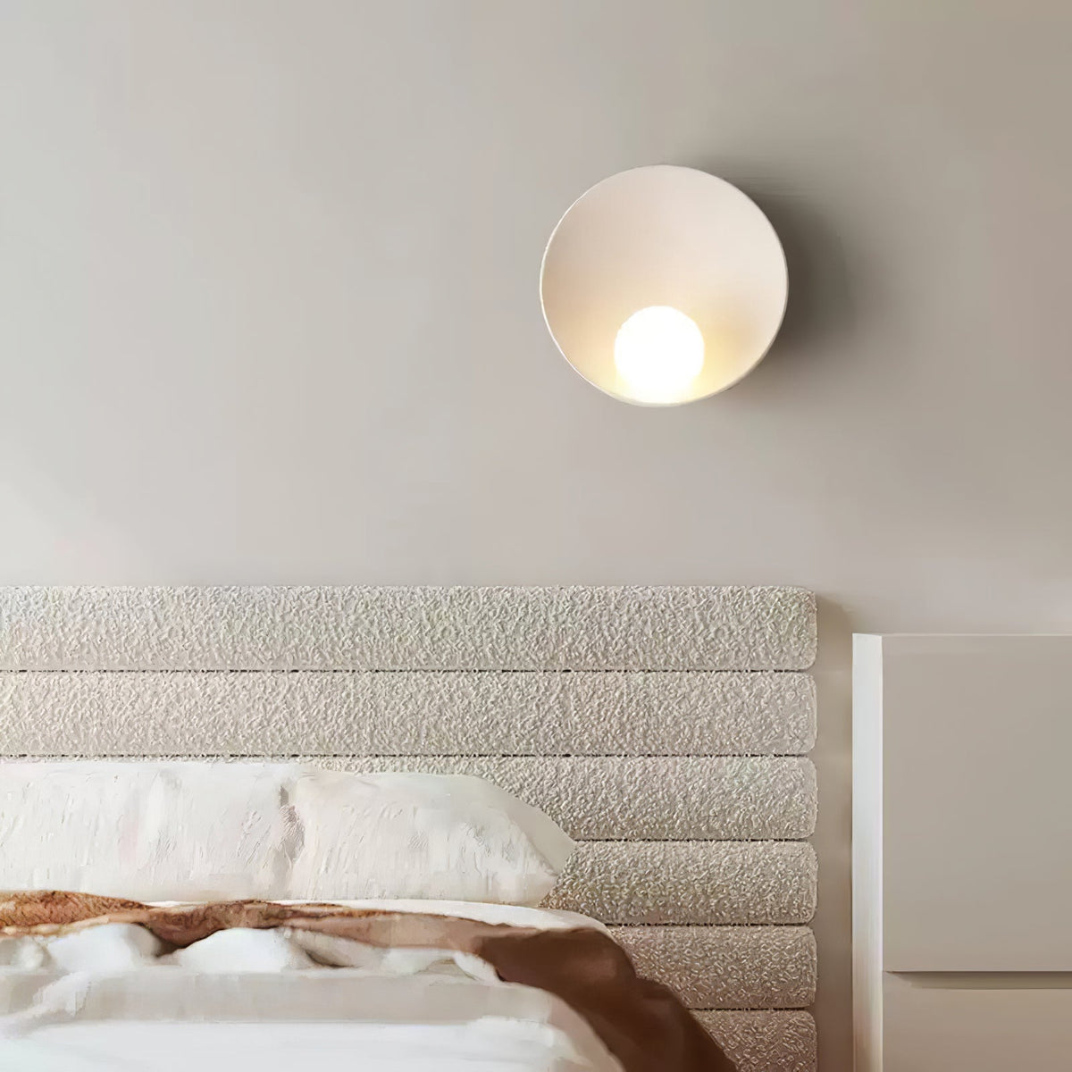 Ersila moderne minimalistisk væglampe i resin