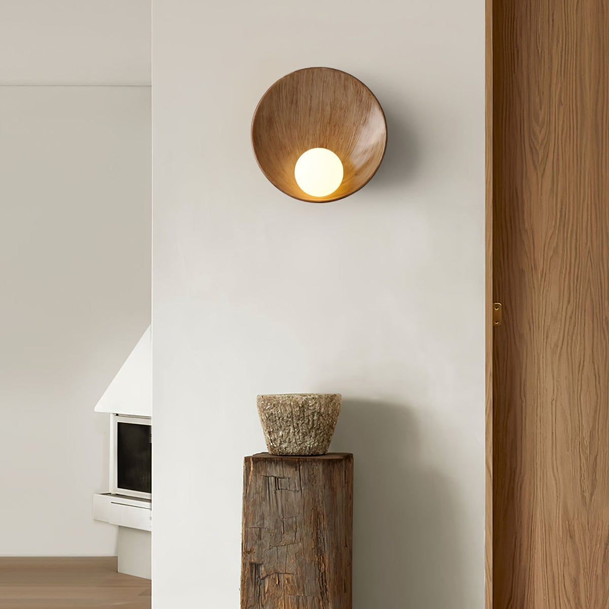 Ersila moderne minimalistisk væglampe i resin