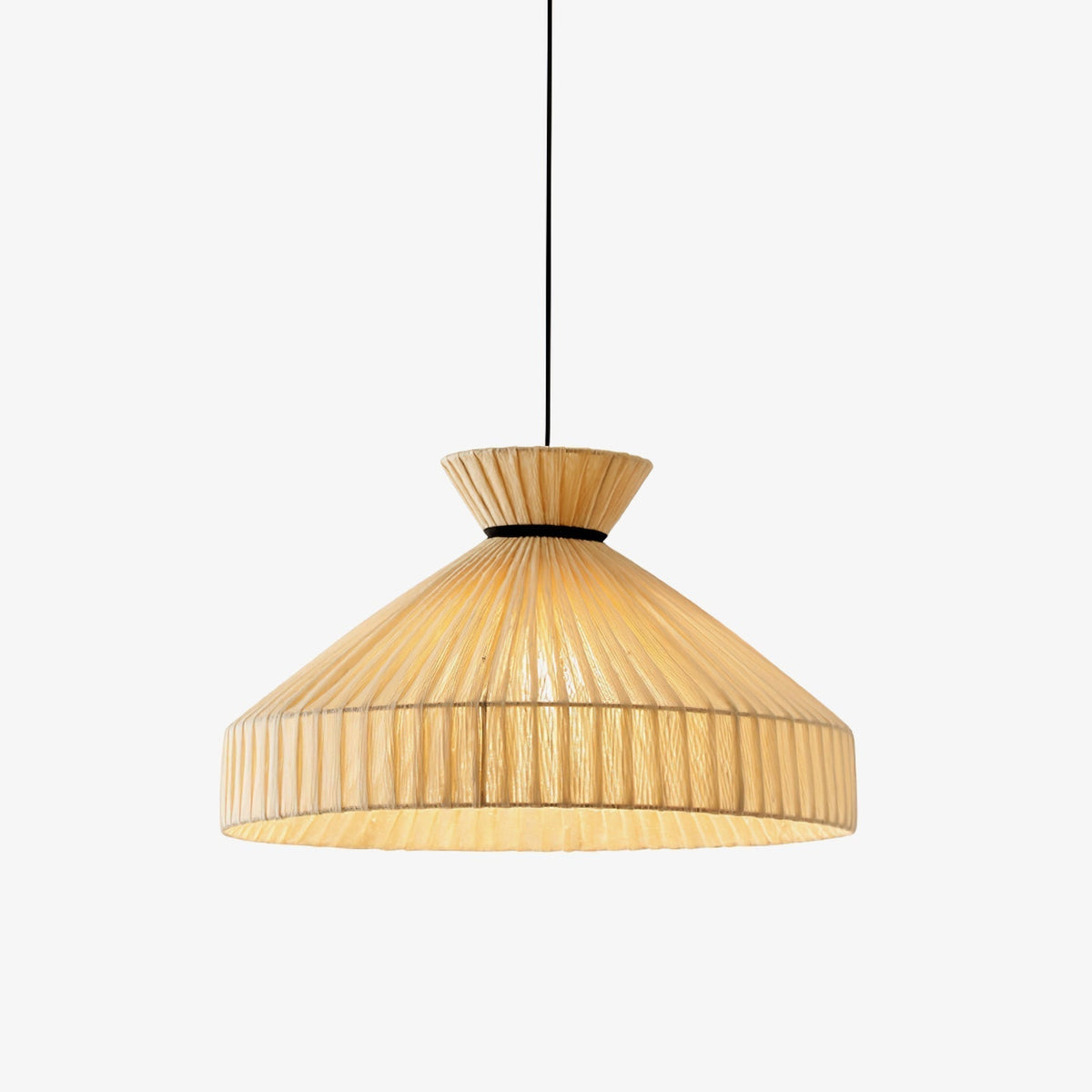 Cusoren elegant tidevands-pendellampe i stof